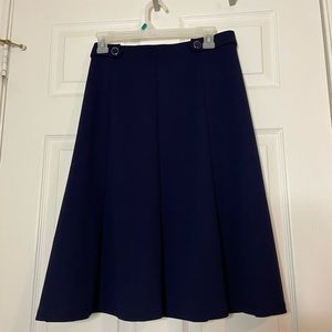 NYCC Flared Bottom Navy Blue Skirt. Size L